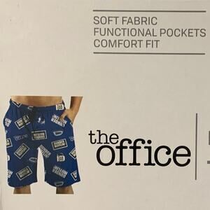 The Office Men's Jam Short Size Small (28-30) Functional Pockets BRAND NEW